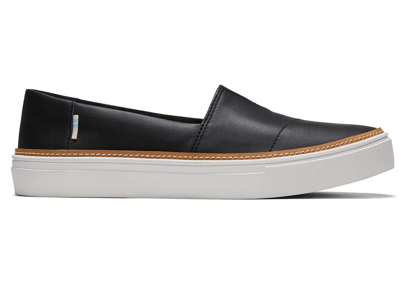 Toms Parker Slip On Black - Womens - 21874-HQXY